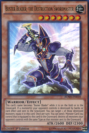 Buster Blader, the Destruction Swordmaster [BOSH-EN018] Ultra Rare | Black Swamp Games