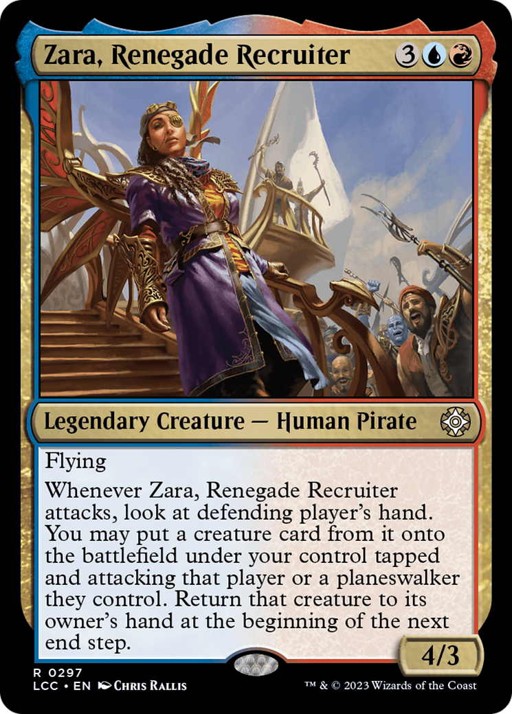 Zara, Renegade Recruiter [The Lost Caverns of Ixalan Commander] | Black Swamp Games