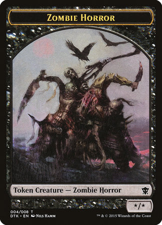 Zombie Horror Token [Dragons of Tarkir Tokens] | Black Swamp Games