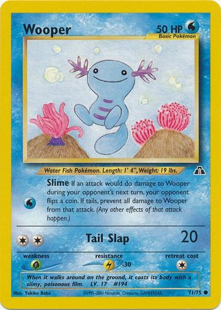 Wooper (71/75) [Neo Discovery Unlimited] | Black Swamp Games