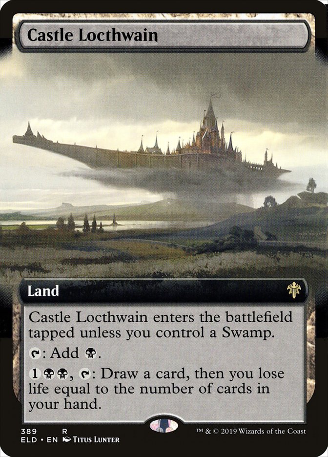 Castle Locthwain (Extended Art) [Throne of Eldraine] | Black Swamp Games