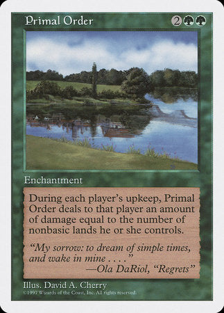 Primal Order [Fifth Edition] | Black Swamp Games