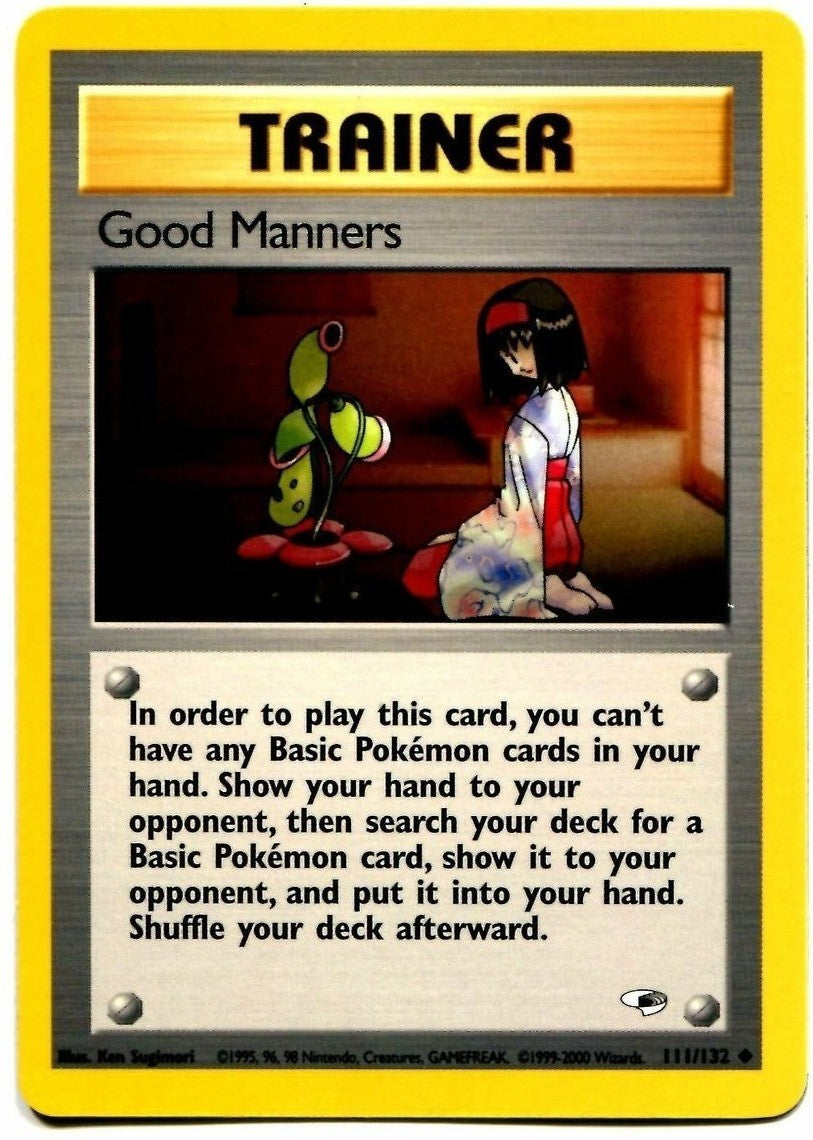 Good Manners (111/132) [Gym Heroes Unlimited] | Black Swamp Games