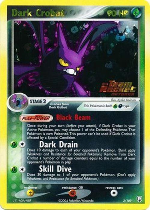 Dark Crobat (3/109) (Stamped) [EX: Team Rocket Returns] | Black Swamp Games