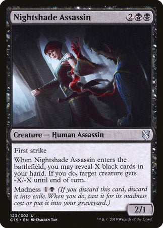 Nightshade Assassin [Commander 2019] | Black Swamp Games