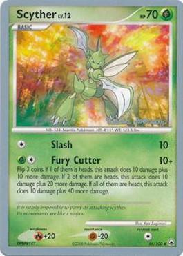 Scyther LV.12 (46/100) (Intimidation - Tristan Robinson) [World Championships 2008] | Black Swamp Games