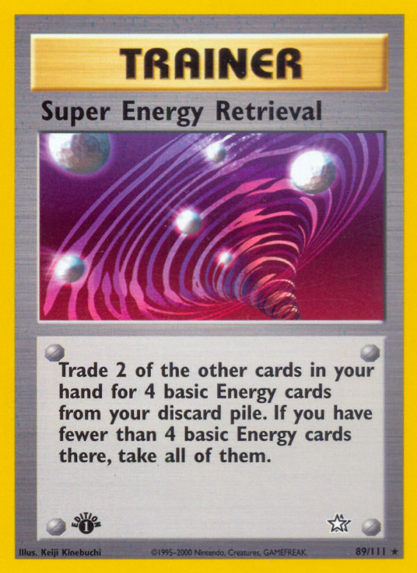 Super Energy Retrieval (89/111) [Neo Genesis 1st Edition] | Black Swamp Games