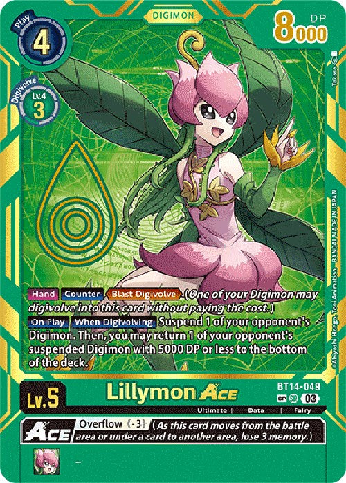 Lillymon Ace [BT14-049] [Exceed Apocalypse] | Black Swamp Games