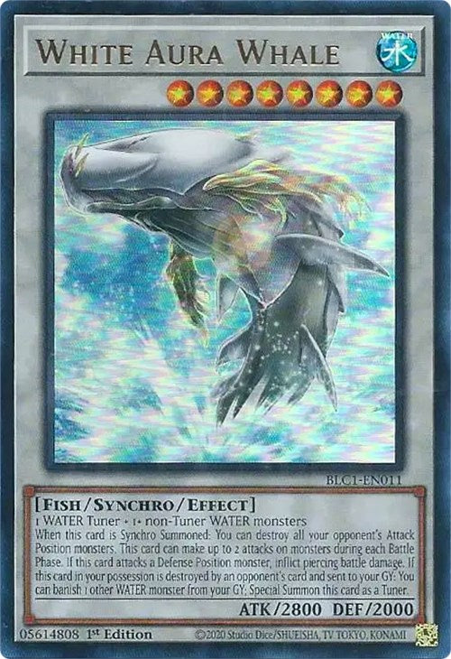 White Aura Whale [BLC1-EN011] Ultra Rare | Black Swamp Games