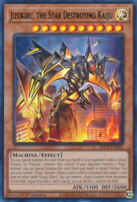 Jizukiru, the Star Destroying Kaiju [BLC1-EN036] Ultra Rare | Black Swamp Games