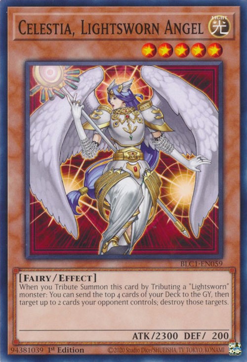 Celestia, Lightsworn Angel [BLC1-EN059] Common | Black Swamp Games