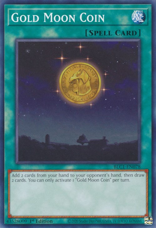 Gold Moon Coin [BLC1-EN078] Common | Black Swamp Games