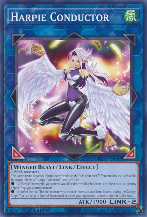 Harpie Conductor [BLC1-EN093] Common | Black Swamp Games