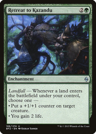 Retreat to Kazandu [Battle for Zendikar] | Black Swamp Games