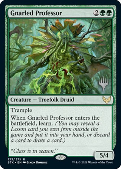 Gnarled Professor (Promo Pack) [Strixhaven: School of Mages Promos] | Black Swamp Games