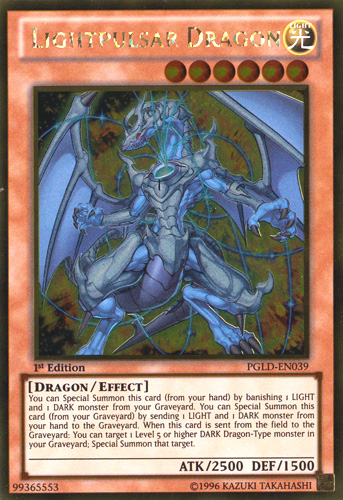 Lightpulsar Dragon [PGLD-EN039] Gold Rare | Black Swamp Games
