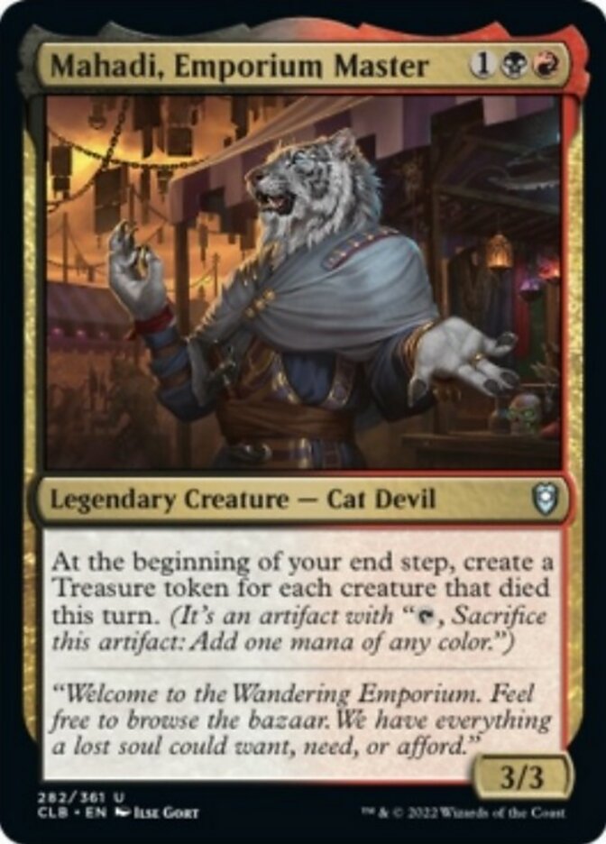Mahadi, Emporium Master [Commander Legends: Battle for Baldur's Gate] | Black Swamp Games