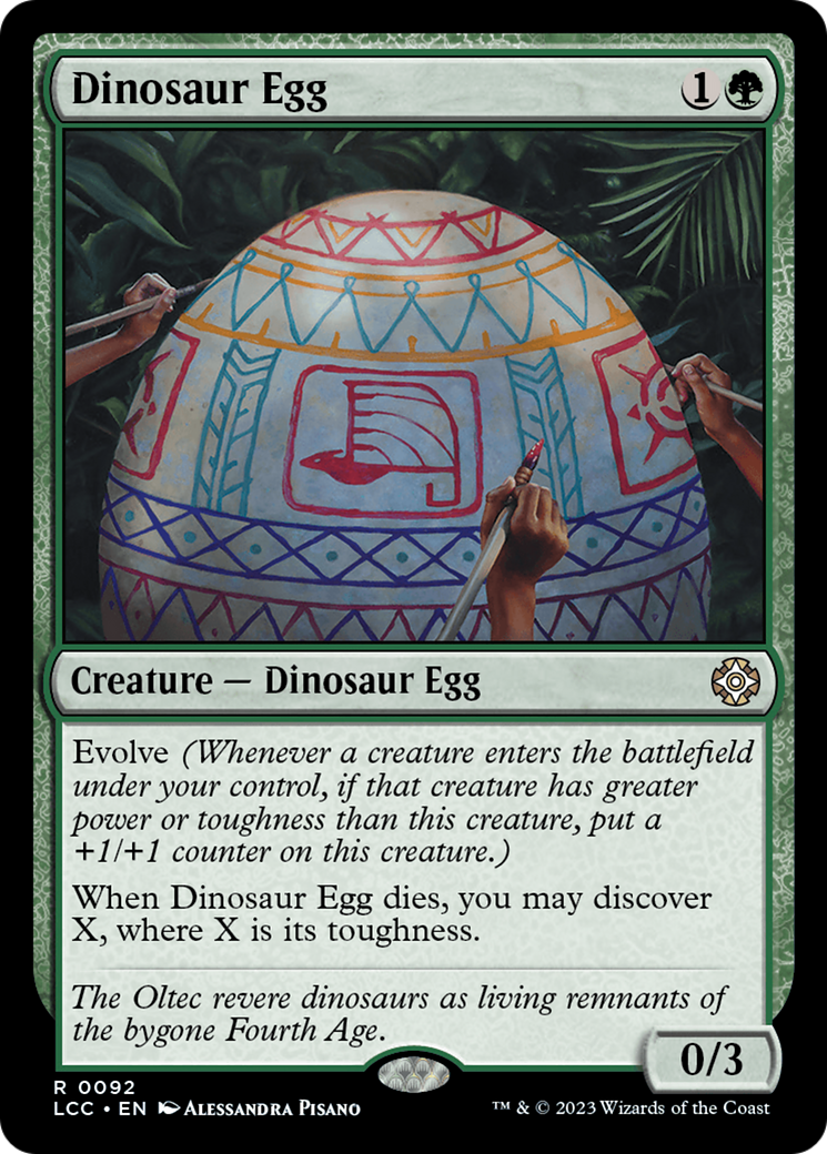 Dinosaur Egg [The Lost Caverns of Ixalan Commander] | Black Swamp Games