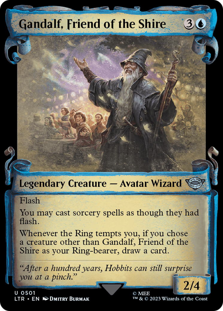 Gandalf, Friend of the Shire [The Lord of the Rings: Tales of Middle-Earth Showcase Scrolls] | Black Swamp Games