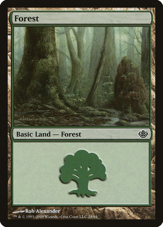 Forest (28) [Duel Decks: Garruk vs. Liliana] | Black Swamp Games