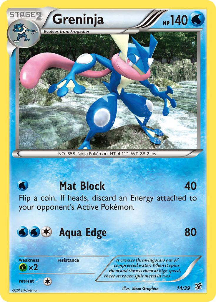 Greninja (14/39) [XY: Kalos Starter Set] | Black Swamp Games