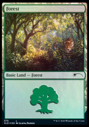 Forest (Cats) (576) [Secret Lair Drop Promos] | Black Swamp Games