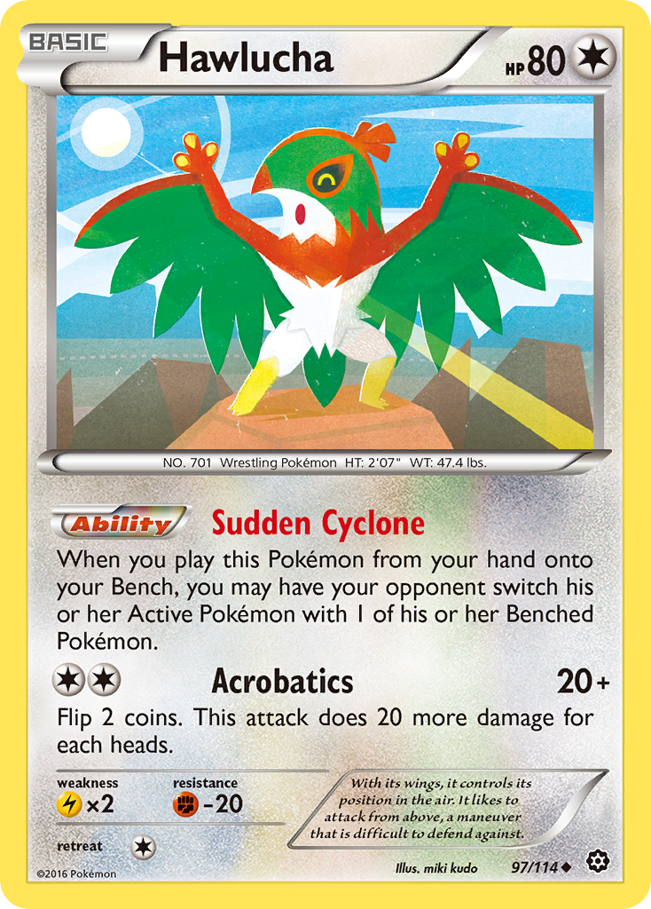 Hawlucha (97/114) [XY: Steam Siege] | Black Swamp Games