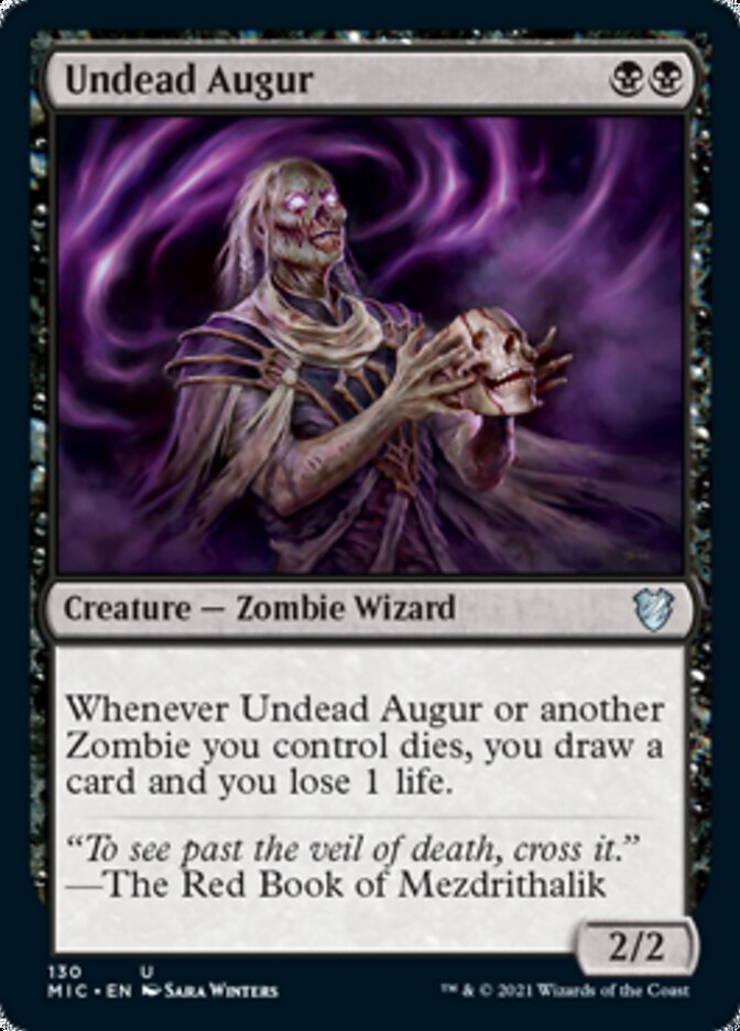 Undead Augur [Innistrad: Midnight Hunt Commander] | Black Swamp Games