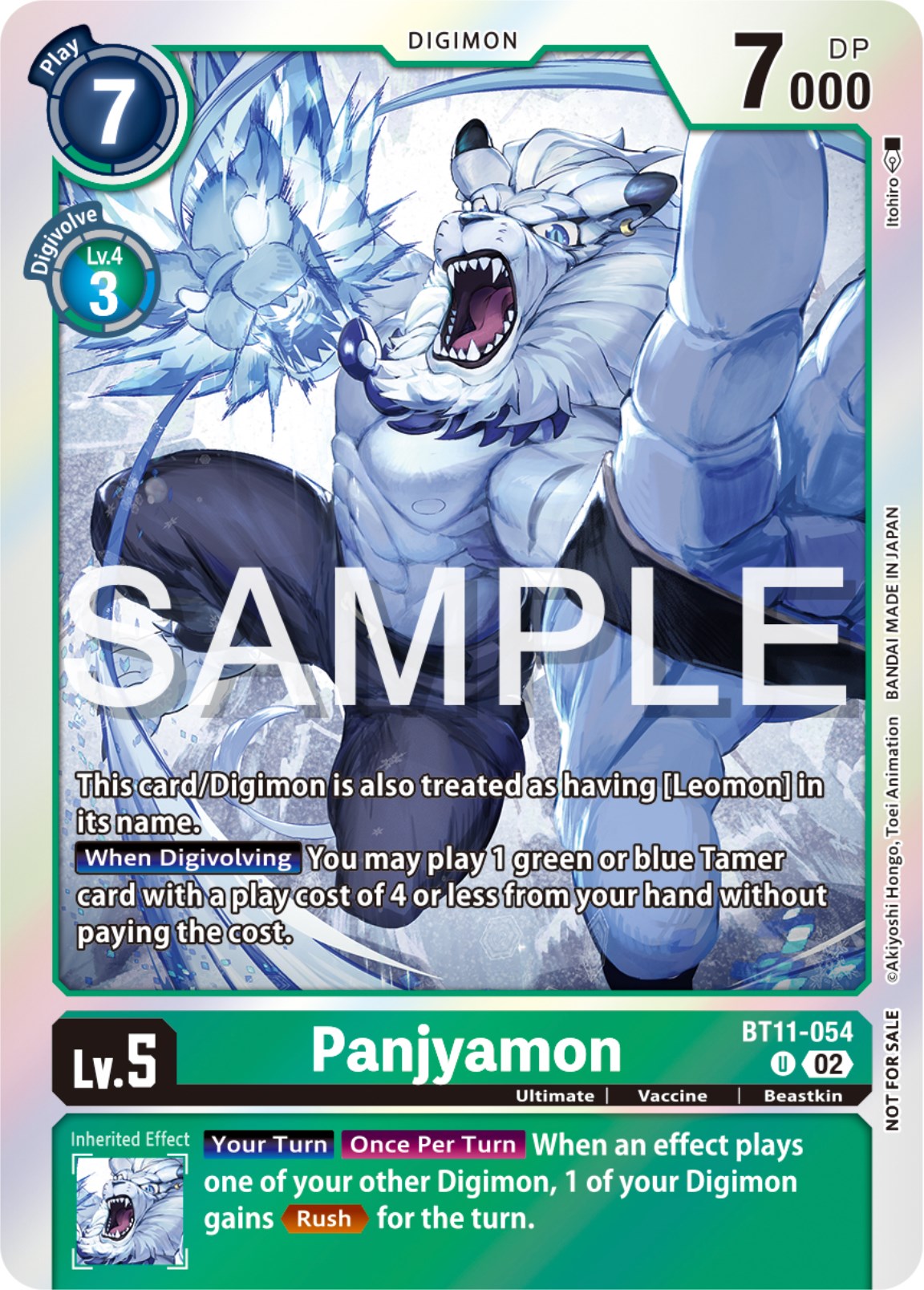 Panjyamon [BT11-054] (Event Pack 6) [Dimensional Phase Promos] | Black Swamp Games