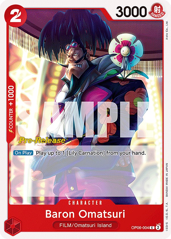 Baron Omatsuri [Wings of the Captain Pre-Release Cards] | Black Swamp Games