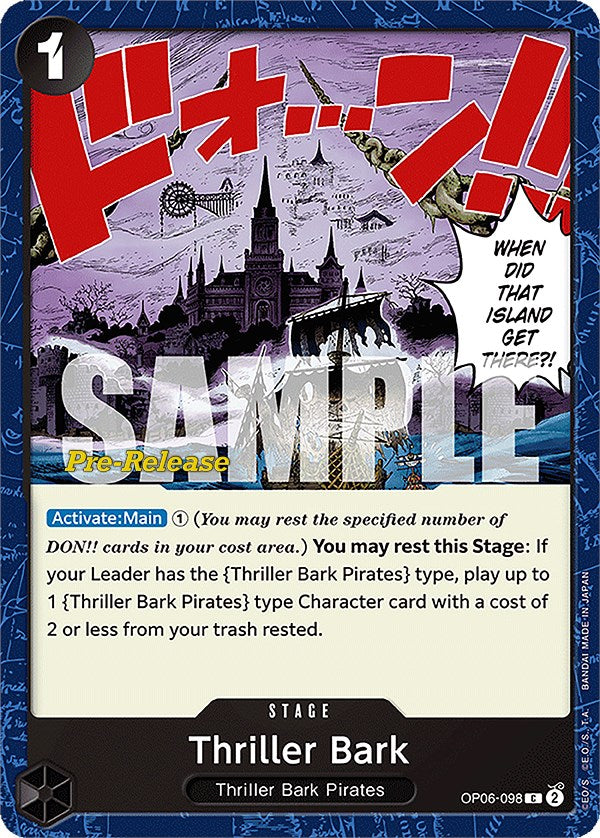 Thriller Bark [Wings of the Captain Pre-Release Cards] | Black Swamp Games