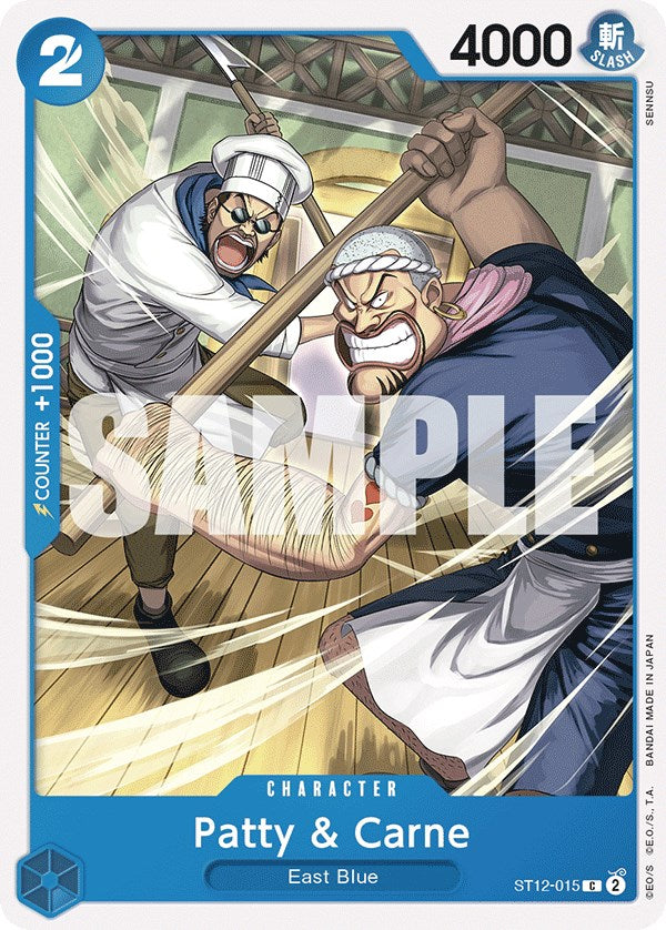 Patty & Carne [Starter Deck: Zoro and Sanji] | Black Swamp Games