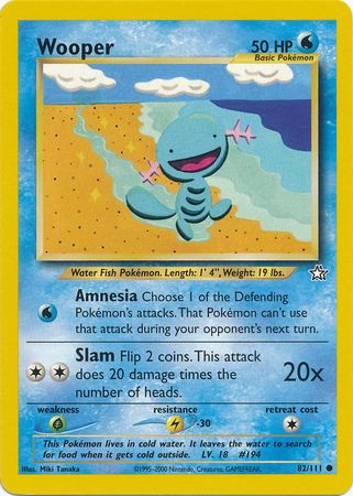 Wooper (82/111) [Neo Genesis Unlimited] | Black Swamp Games