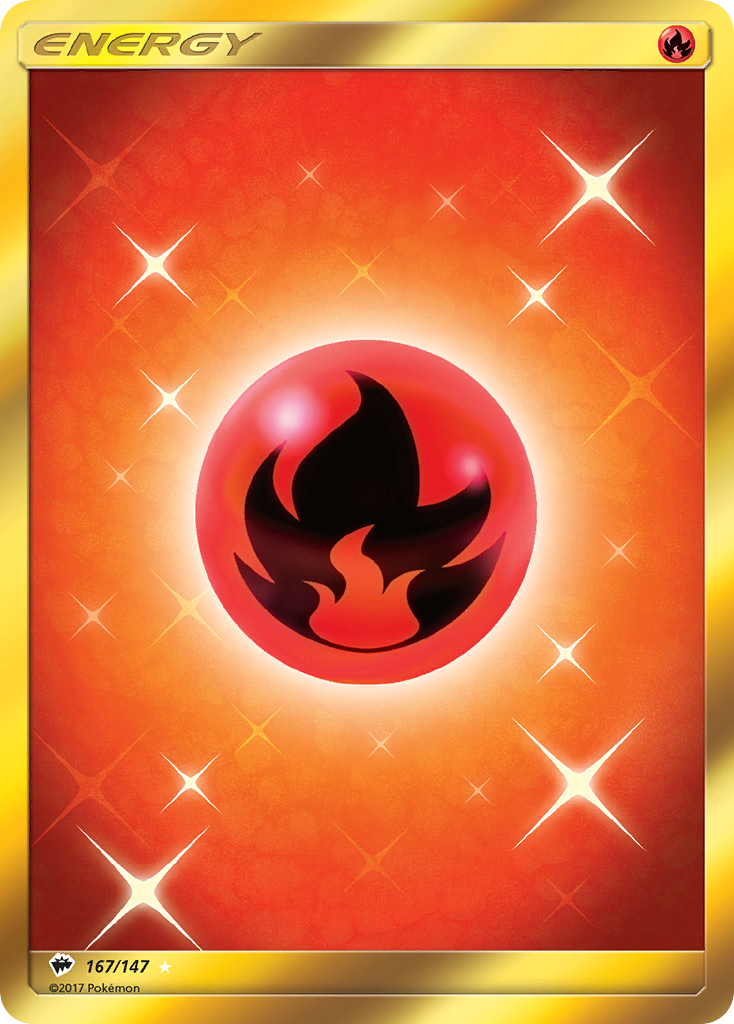 Fire Energy (167/147) [Sun & Moon: Burning Shadows] | Black Swamp Games