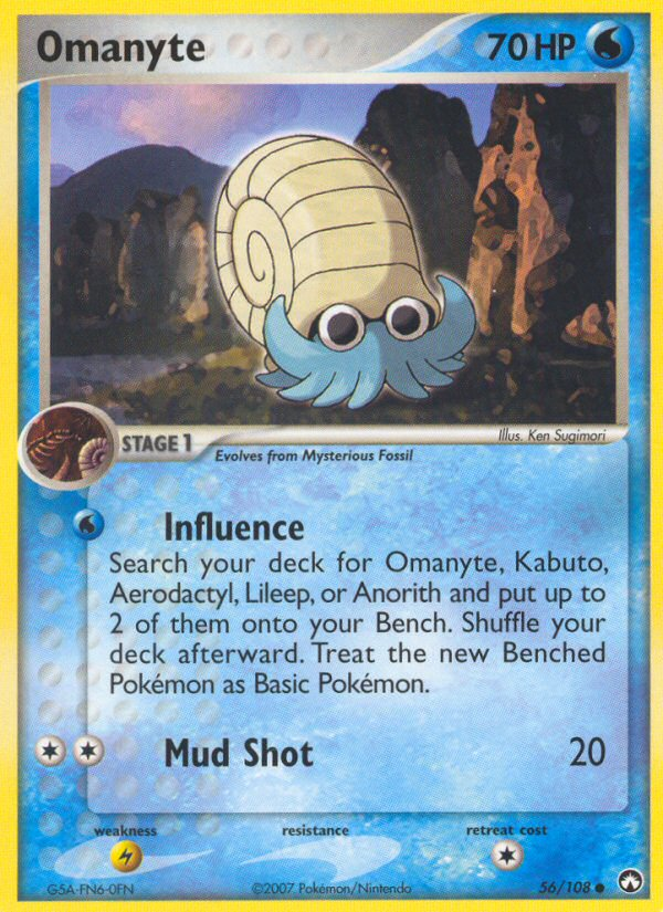 Omanyte (56/108) [EX: Power Keepers] | Black Swamp Games