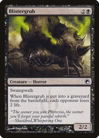 Blistergrub [Scars of Mirrodin] | Black Swamp Games