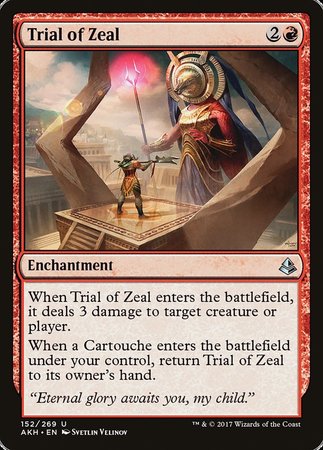 Trial of Zeal [Amonkhet] | Black Swamp Games