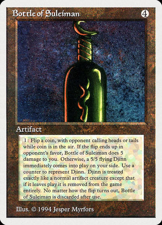 Bottle of Suleiman [Summer Magic / Edgar] | Black Swamp Games