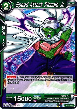 Speed Attack Piccolo Jr. [TB2-040] | Black Swamp Games