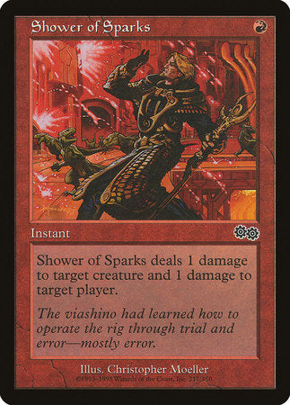 Shower of Sparks [Urza's Saga] | Black Swamp Games