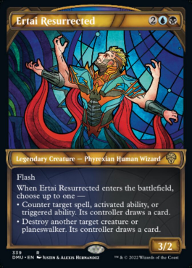 Ertai Resurrected (Showcase Textured) [Dominaria United] | Black Swamp Games