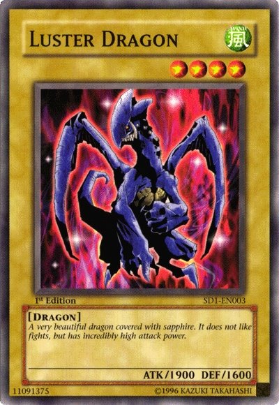 Luster Dragon [SD1-EN003] Common | Black Swamp Games