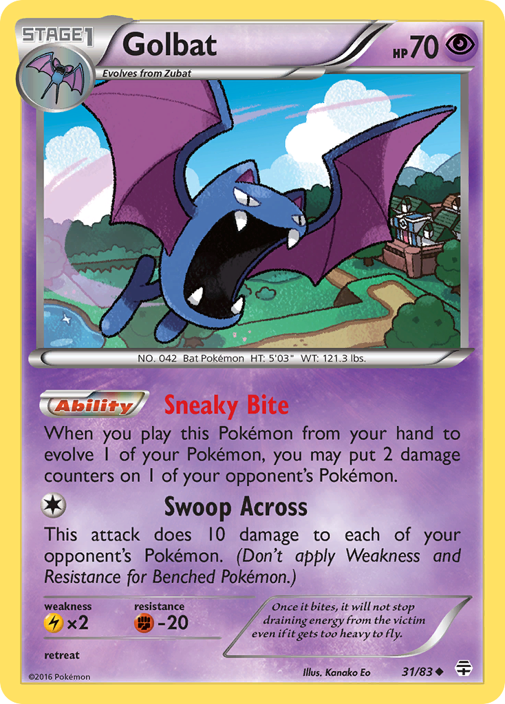 Golbat (31/83) [XY: Generations] | Black Swamp Games