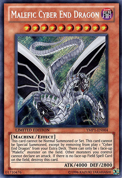 Malefic Cyber End Dragon [YMP1-EN004] Secret Rare | Black Swamp Games