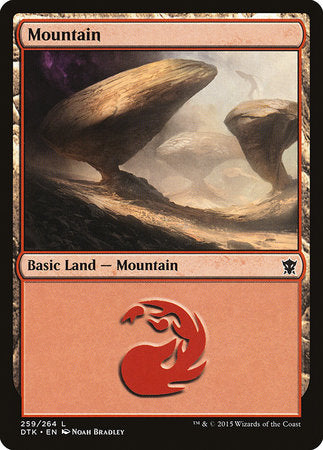 Mountain (259) [Dragons of Tarkir] | Black Swamp Games