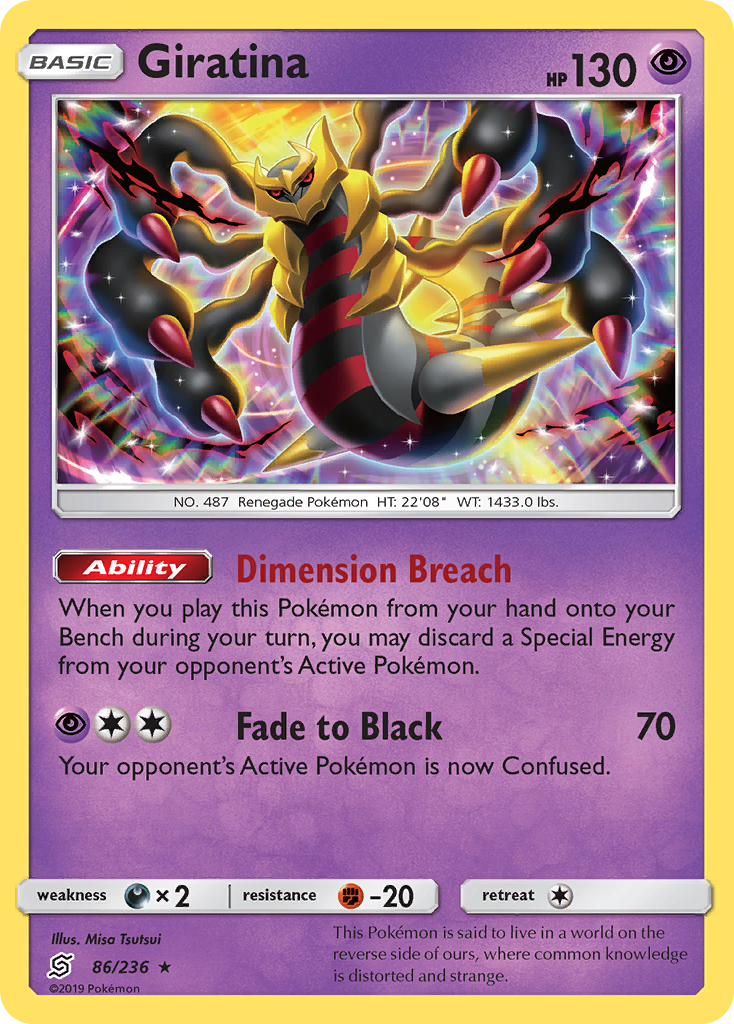 Giratina (86/236) [Sun & Moon: Unified Minds] | Black Swamp Games