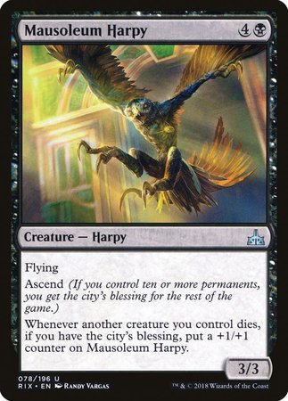 Mausoleum Harpy [Rivals of Ixalan] | Black Swamp Games