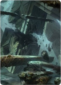 Swamp 3 Art Card [Zendikar Rising Art Series] | Black Swamp Games