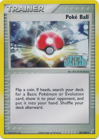 Poke Ball (82/100) (Stamped) [EX: Crystal Guardians] | Black Swamp Games