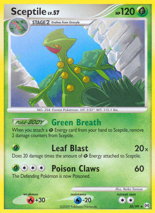 Sceptile (30/99) [Platinum: Arceus] | Black Swamp Games